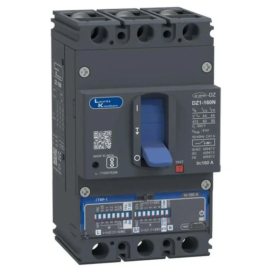 Lauritz Knudsen (Formerly L&T Switchgear Business) DZ1-160D 16–63A TP 36kA MTX1.0 MCCB – DZ1T0063DXF1AOOOO