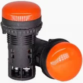 Lauritz Knudsen (Formerly L&T Switchgear Business) Universal Indicator LED Amber 24–240V AC/DC Pro – Cat No. EPLA224C