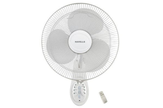 Havells Platina Wall Fan 400mm | Remote Control Copper Motor Cooling Fan
