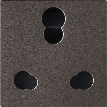 Legrand Myrius NEXTGEN 6/16A SOCKET 2Module Charcoal Grey - 679430