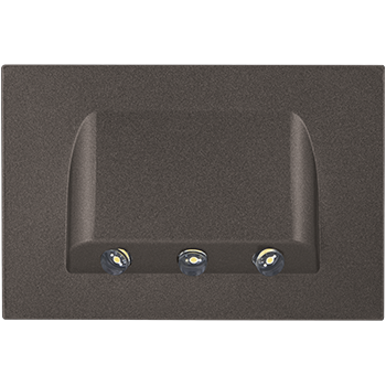 Legrand Myrius NEXTGEN SKIRTING LIGHT with Warm White LED 3Module Charcoal Grey - 679448