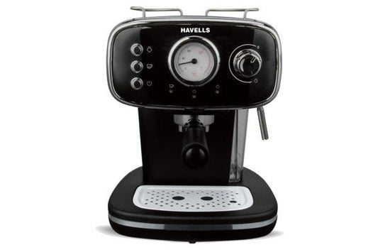 Havells Corretto Coffee Maker GHBCMBAK110 1100W 1.2L | 15 Bar Espresso & Cappuccino Maker