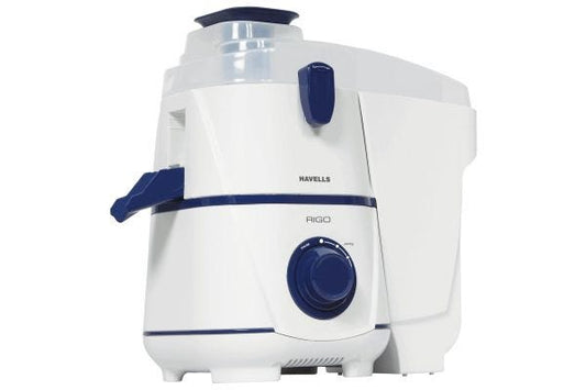 Havells Rigo Juicer GHFJMBVB050 500W | Stainless Steel Sieve with Foldable Juicing Spout