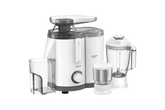 Havells Endura Cresta Juicer Mixer Grinder GHFJMCRW050-c 500W 3 Jar | Stainless Steel Sieve with 1L Juice Jar