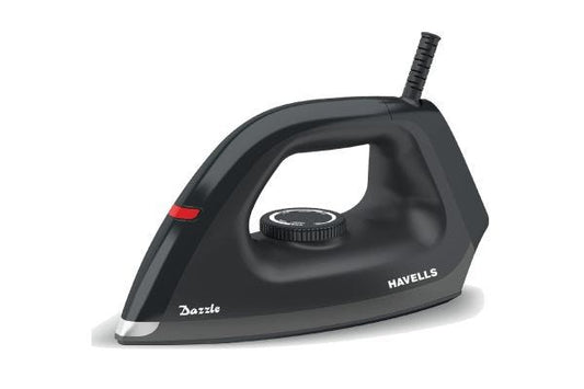 Havells Dazzle Dry Iron GHGDICJK110 1100W | 360° Swivel Cord with Easy Grip Temperature Dial