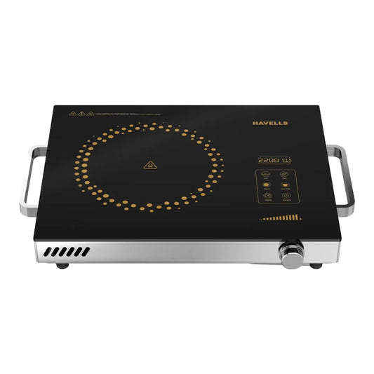 Havells GLO TC22 Infrared Cooktop 2200W All-Utensil Compatible with Timer (Cat No. 1774524088-1)