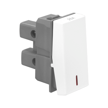 Legrand Allzy Switch 25A 1Way with Indicator 1Module White - 681106