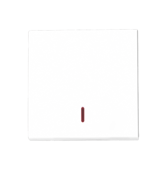 Legrand Allzy SP Switch 20A 1Way with Indicator 2Module White - 681113