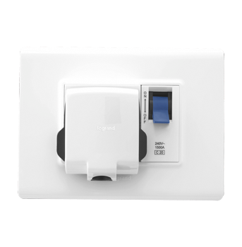 Legrand Allzy Power Unit with 20A MCB & 16A Plug 3Module White - 681127