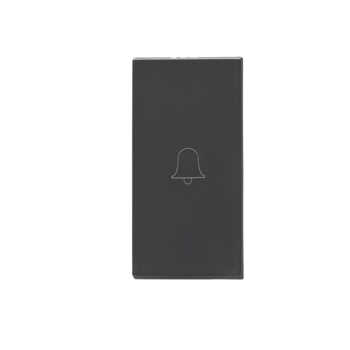 Legrand Allzy Bell Push Matt Black 6A 1Way 1Module - 681209
