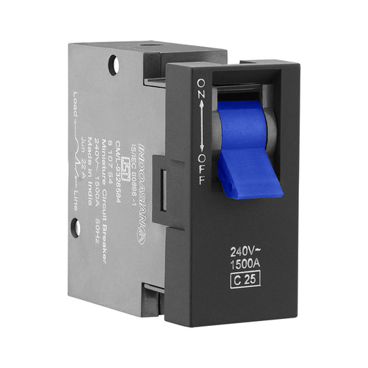 Legrand Allzy MCB SP C Curve Matt Black 25A 240V 1Module - 681260