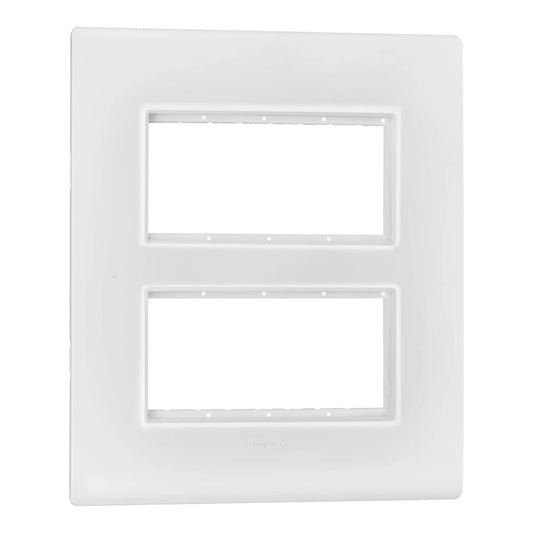 Legrand Allzy Plate & Frame White 4x2Module - 681306