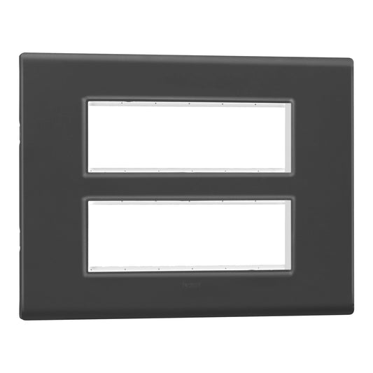 Legrand Allzy Plate & Frame Matt Black 12Module - 681319