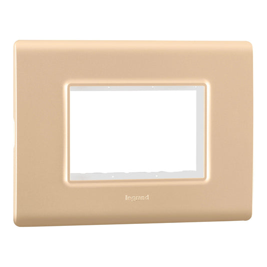 Legrand Allzy Plate & Frame Gold 3Module - 681335