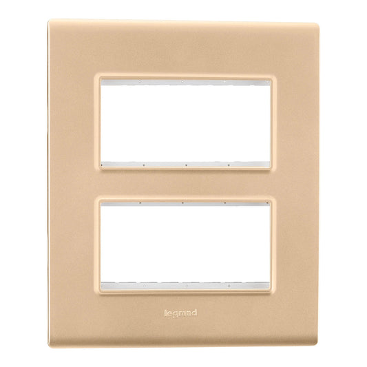 Legrand Allzy Plate & Frame Gold 4x2Module - 681339