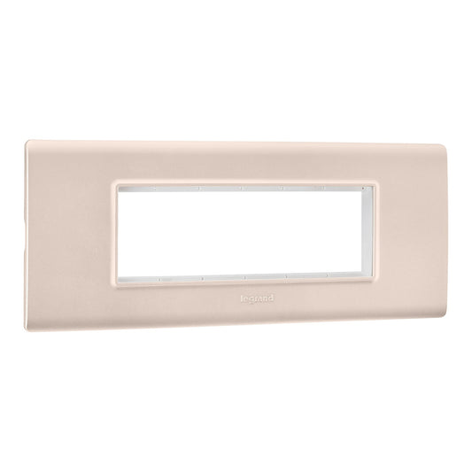 Legrand Allzy Plate & Frame Rose Gold 6Module - 681359