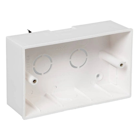 MKSR Plastic Surface Wall Box – 3/4 Module (OW41W00)