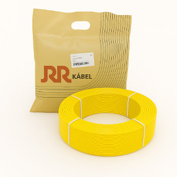 RR Kabel Homecab 1 Core 1.5 SQMM Cable – Yellow – 200 Mtr (RR1C1.5FRYELLOW200)
