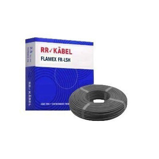 RR Kabel 1 Core 2.5 SQMM FRLS Cable – Black – 200 Mtr (RR1C2.5FRLSBLACK200)