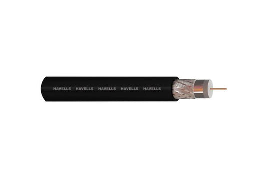 Havells CATV RG6 Co-axial Cable Foam WHOJTTKARG06 | TV Antenna Signal Cable