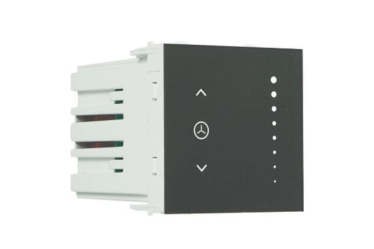Havells Crabtree Signia Smart 2M Fan Regulator Grey | 8-Step Wi-Fi Touch Speed Control