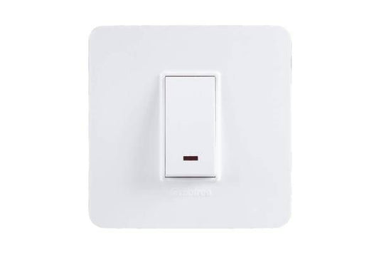 Havells Signia 1M Front Plate ACWPLCWV01 | Embossed Modular Cover Frame with Soft Corners