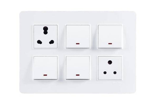 Havells Signia 12M Front Plate ACWPLCWV12 | Embossed Design Plate with Soft Corners