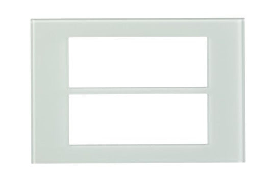 Havells Apogee Glass Marine Green Outer Plate 12M ATAPGCNH12 | Glossy Modular Plate with Minimalist Finish
