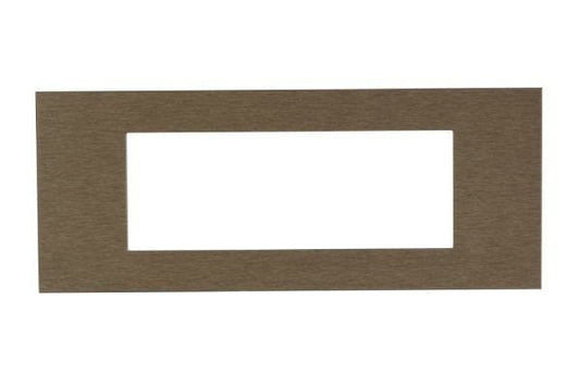 Havells Apogee 6M Metal Brushed Brown Outer Plate ATAPSCAH06 | Real Metal Contemporary Design
