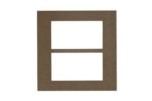Havells Apogee 8MS Metal Brushed Brown Outer Plate ATAPSCAV08 | Real Metal Contemporary Design