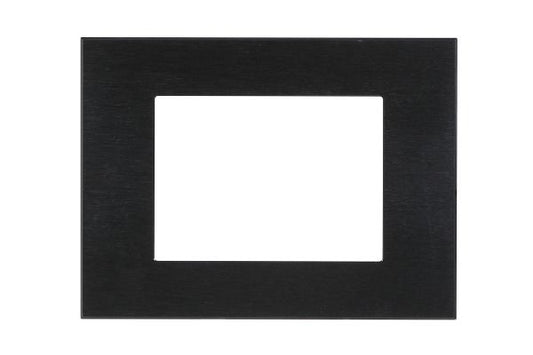 Havells Apogee 3M Metal Brushed Black Outer Plate ATAPSCBH03 | Real Metal Contemporary Design