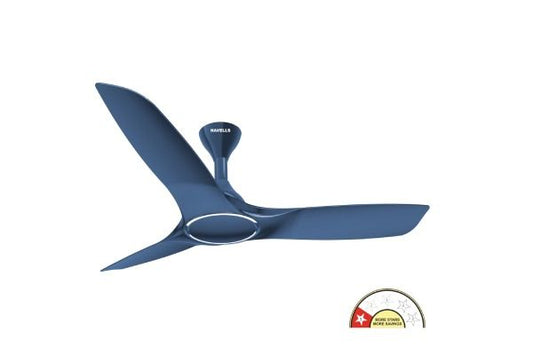Havells Stealth Air Premium Ceiling Fan 900mm Indigo Blue | Copper Motor with Premium Air Delivery