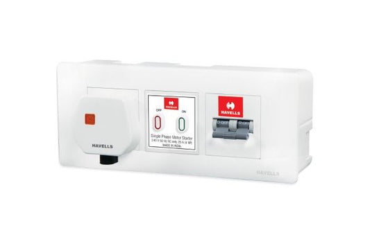 Havells DBOXx MCB Protected Power Unit 25A DHDUCDP0253025 | 6 Module Appliance Protection Unit