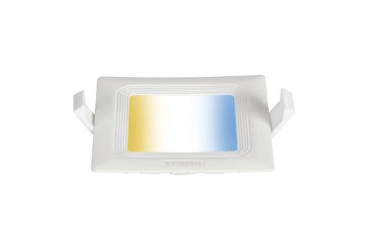Havells Fazer Neo 3 in 1 LED Panel LHEBMGPNUZ1W010-c 10W Square Pack of 12 | CCT Change Recessed Light