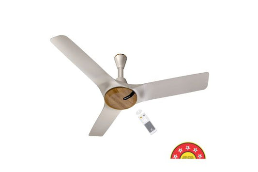 Havells Stealth Neo BLDC+ Ceiling Fan 1200mm Wood Mist | Silent 5 Star Energy Efficient Fan with Remote