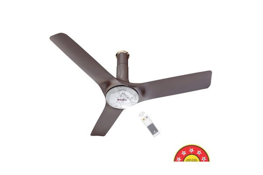 Havells Stealth Prime BLDC+ Ceiling Fan 1200mm Marble Dusk | Silent 5 Star Energy Saving Fan with Remote Control