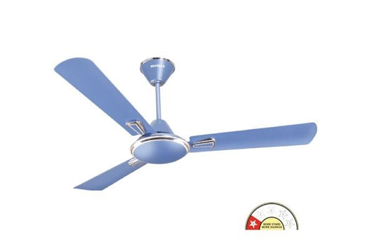 Havells Festiva Decorative Ceiling Fan 1200mm Ocean Blue Silver | HPLV Motor with Superior Low Voltage Performance