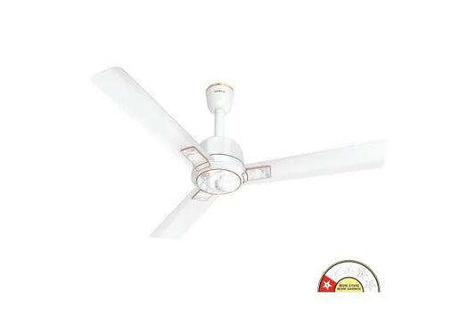 Havells Eva Decorative Ceiling Fan 1200mm Pearl White Marble | Copper Motor with Elegant Decorative Finish
