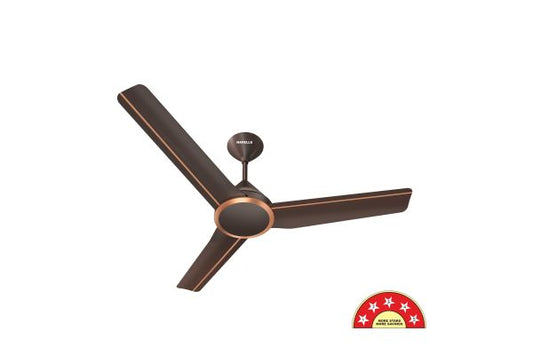 Havells Trinity BLDC+ Ceiling Fan 1200mm Dusk LT Copper | 5 Star Energy Efficient Silent Cooling Fan