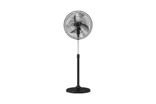 Havells V2 Ultra Pedestal Fan 450mm Matt Black | WideVolt Motor with Powerful Metal Blade Airflow