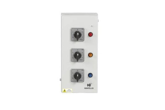 Havells Phase Selector Enclosure Vertical DB 40A DHDATVFS40 | Manual Phase Selector Enclosure