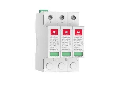Havells Type 2 Photovoltaic Surge Protection Device DHSD2NCN4012H | 1200V DC Solar SPD