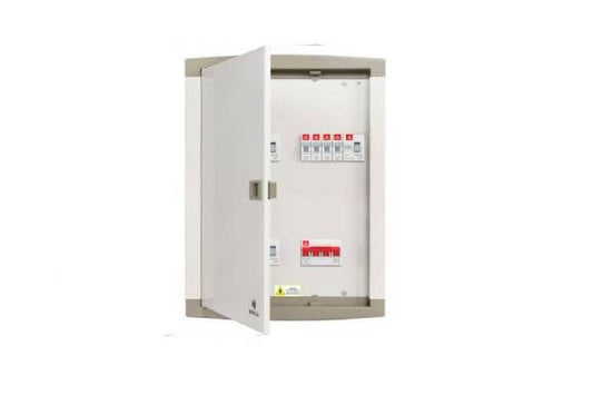 Havells Per Phase Isolation Horizontal DB 2+6 Way DHDNTHPDRW06 | QVE Series Double Door Distribution Board