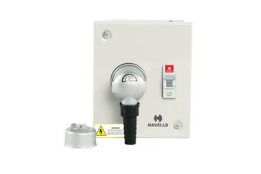 Havells Plug & Socket Board SPN DHDPUSN020 | 2 Pole Enclosure for Electrical Distribution