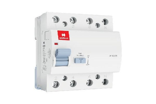 Havells FP RCCB EURO2 D7 300mA 32A DHRACMFF300032 | Four Pole Leakage Current Protection