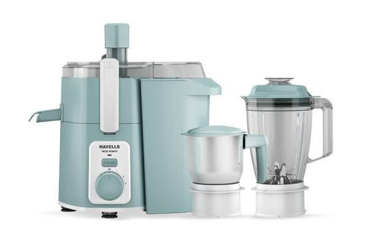 Havells Hexo Punch 900W Mixer Grinder GHFJMGFB090LE 2 Jar | 21000 RPM with Juicer Attachment