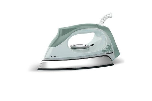 Havells Komfi Dry Iron GHGDICSG100 1000W | Greblon Non-Stick Soleplate with ISI Certification