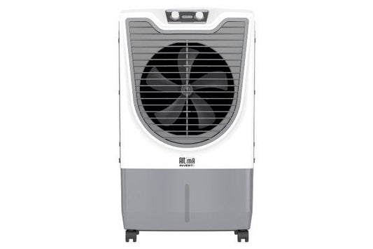 Havells Altima Inverto BLDC Desert Air Cooler GHRACBUE220 70L White Grey | 100% Copper BLDC Motor with Honeycomb Pads