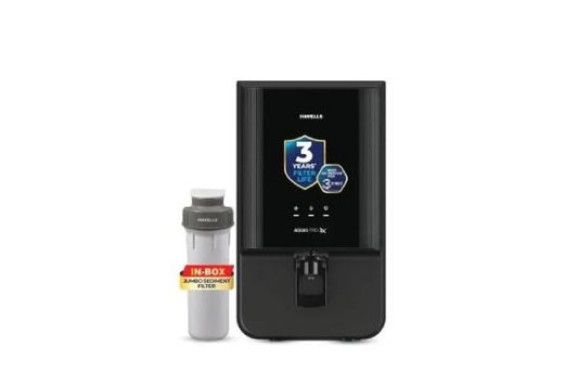 Havells Aquas Pro 3X RO+UV Water Purifier GHWRAPF025 7L | 7 Stage Purification with 3 Year Filter Warranty