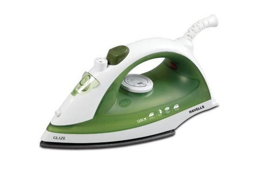 Havells Glaze Steam Iron GHGSIEDG125 1250W | 170ml Tank with Steam Burst
